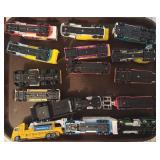 Set of Diecast Toy Trucks and Maintenance Haulers