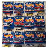 Collection of 12 Hot Wheels Die-Cast Cars (Street Beast, Artistic License, Techno Bitz, and more.)