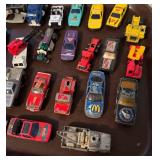 Collection of Vintage Diecast Toy Cars and Vehicles Mixed Brands