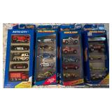 Lot of 4 Hot Wheels 5-Car Sets in Original Packaging: Auto-City, 