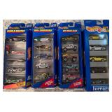 Lot of 4 Hot Wheels 5-Car Sets in Original Packaging: World Racers, 