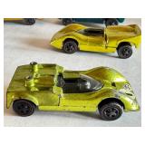 Set of 4 Vintage Hot Wheels Redlines Cars - Chaparral 2G, Ford MK IV, Turbo Fire