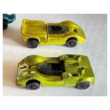 Set of 4 Vintage Hot Wheels Redlines Cars - Chaparral 2G, Ford MK IV, Turbo Fire