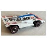 1973 Hot Wheels Redline Steam Roller Diecast Car - White, Vintage
