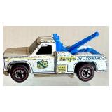 Set of 3 Vintage Hot Wheels Red Line Diecast Trucks Ramblin Wrecker and American Tipper Blue and Red