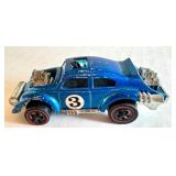 Vintage 1970 Hot Wheels Redline Evil Weevil in Metallic Blue