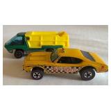 Vintage Hot Wheels Redlines Maxi Taxi and Heavyweights Scooper Diecast Cars