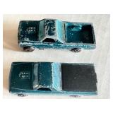 Set of 2 Vintage 1967 Hot Wheels Redline Custom Fleetside Trucks