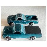 Set of 2 Vintage 1967 Hot Wheels Redline Custom Fleetside Trucks