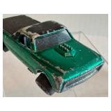 Vintage 1968 Redline Hot Wheels Custom Fleetside Green with Black Roof