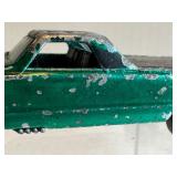 Vintage 1968 Redline Hot Wheels Custom Fleetside Green with Black Roof