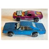 Pair of Vintage Hot Wheels Redlines: Custom Dodge Charger & Rodger Dodger