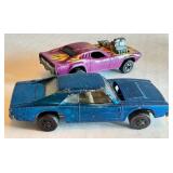 Pair of Vintage Hot Wheels Redlines: Custom Dodge Charger & Rodger Dodger