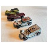 Lot of 4 Vintage Hot Wheels Redline Cars Turbo Fire The Demon Prowler