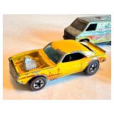 Set of 3 Vintage Hot Wheels Redline Diecast Cars: Super Van, Heavy Chevy, McLaren