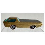 1968 Hot Wheels Redline Gold Deora Die-Cast Car