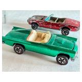 Lot of 6 Vintage Redline Hot Wheels Cars Assorted Models including Vintage Redline Hot Wheels Boss Hoss