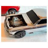 Set of 6 Vintage Redline Hot Wheels Cars including Custom Barracuda, Chevy Monza, Boss Hoss, Ford J Car