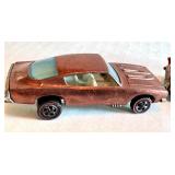 Set of 6 Vintage Redline Hot Wheels Cars including Custom Barracuda, Chevy Monza, Boss Hoss, Ford J Car
