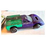 Set of 6 Vintage Redline Hot Wheels Cars including Custom Barracuda, Chevy Monza, Boss Hoss, Ford J Car