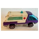 Vintage Hot Wheels Redlines Heavyweights Ambulance Diecast Car