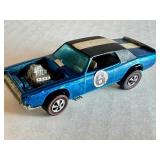 Vintage Hot Wheels Redlines Custom Fleetside Purple and TNT Bird Diecast Cars