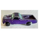Vintage Hot Wheels Redlines Custom Fleetside Purple and TNT Bird Diecast Cars