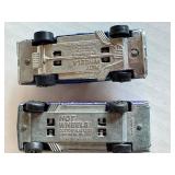 Vintage Hot Wheels Redlines Custom Fleetside Purple and TNT Bird Diecast Cars