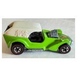 Vintage Hot Wheels Redline Ice-T Green Diecast Car