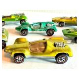 Set of 6 Vintage Hot Wheels Redlines Mantis and Peepin Bomb Cars