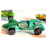 Set of 6 Vintage Hot Wheels Redlines Mantis and Peepin Bomb Cars