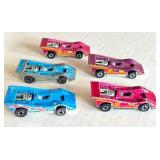 Lot of 5 Vintage Hot Wheels Redlines American Victory Cars