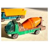 Hot Wheels Redlines Cement Mixer and Dump Truck Pair
