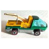 Vintage Hot Wheels Redlines Tow Service Truck 1969