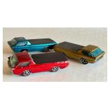 Lot of 3 Vintage Hot Wheels Redlines Deora Diecast Cars