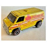 Vintage Hot Wheels Redlines Paramedic Ambulance Van