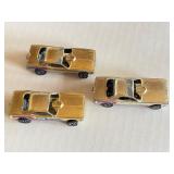 Lot of 3 Vintage Hot Wheels Redlines Gold Hemi Hauler Top Eliminator Cars