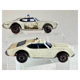 Lot of 3 Vintage Hot Wheels Redlines Police Cruiser Cars