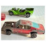 Assorted Vintage Redline Hot Wheels Lot - Custom Firebird, Barracuda, Ice T (3), Chiefs Special