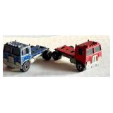 Pair of Vintage Hot Wheels Redlines American Tipper Haulers, 1970s Hong Kong