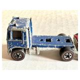 Pair of Vintage Hot Wheels Redlines American Tipper Haulers, 1970s Hong Kong