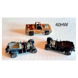 Lot of 3 Vintage Hot Wheels Redlines: Baja Bruiser, 2 Paddy Wagons