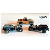 Lot of 3 Vintage Hot Wheels Redlines: Baja Bruiser, 2 Paddy Wagons