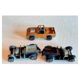 Lot of 3 Vintage Hot Wheels Redlines: Baja Bruiser, 2 Paddy Wagons
