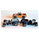 Lot of 3 Vintage Hot Wheels Redlines: Baja Bruiser, 2 Paddy Wagons
