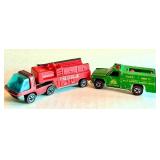 Vintage Hot Wheels Redlines Fire Engine and Forest Ranger Trucks