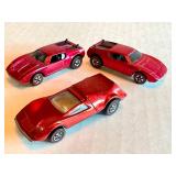 Hot Wheels Redlines Lot: 2 Tri-Baby and 1 AMX/2 Cars