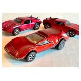 Hot Wheels Redlines Lot: 2 Tri-Baby and 1 AMX/2 Cars
