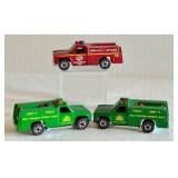 Vintage Hot Wheels Redlines Ranger Rig and Emergency Unit Trucks Lot