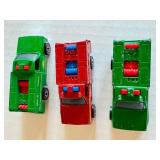 Vintage Hot Wheels Redlines Ranger Rig and Emergency Unit Trucks Lot